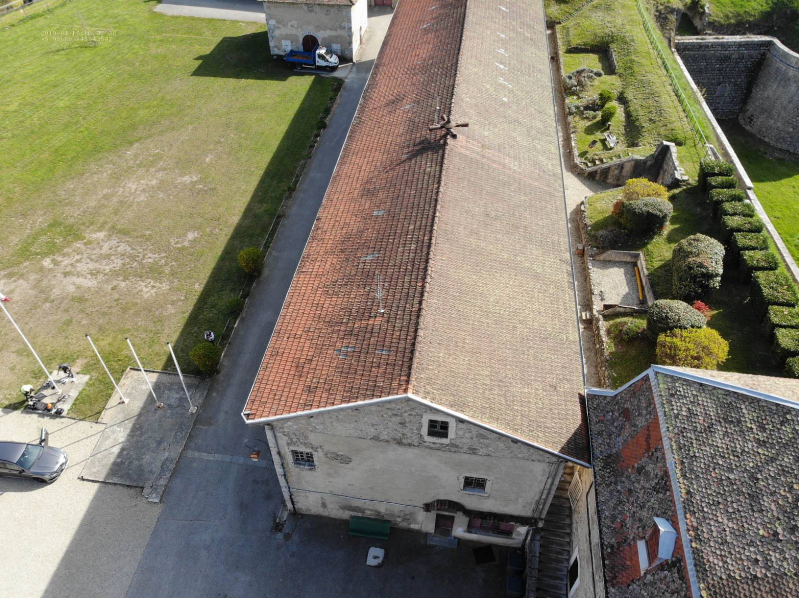 Prises de vues par drone du Fort de Barraux - Isère (38)