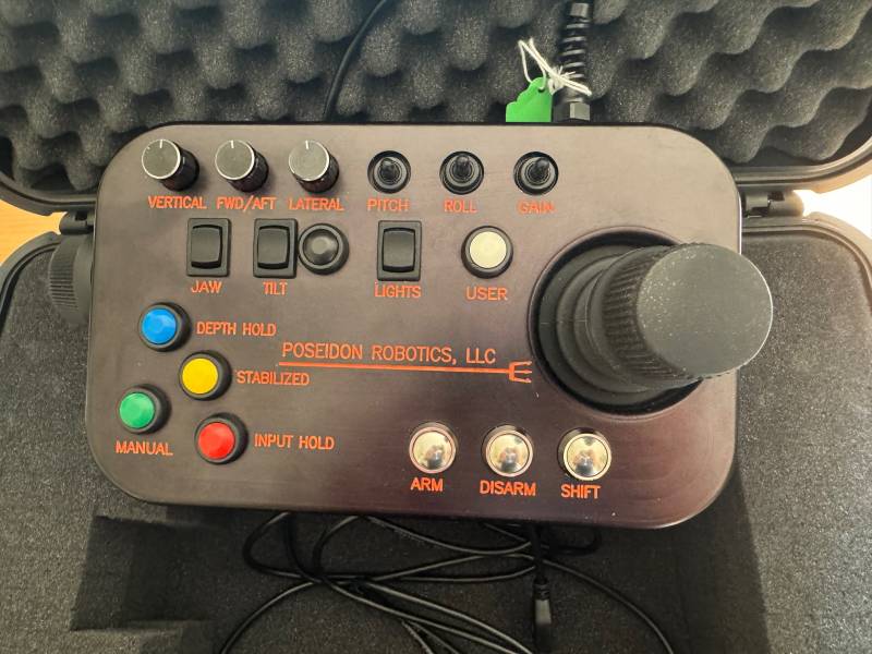 Pupitre de commande pour notre BlueROV 2